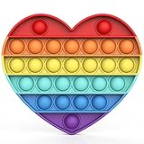 Bdwing Silicona Sensorial Fidget Juguete, Push and Pop Bubble Sensory Toy, Autismo Necesidades Especiales Aliviador del Antiestrés del Juguetes para Niños Adultos Relajarse