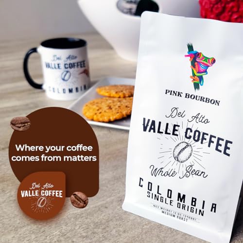 Del Alto Valle Coffee Pink Bourbon en grano 12 oz miniatura 4