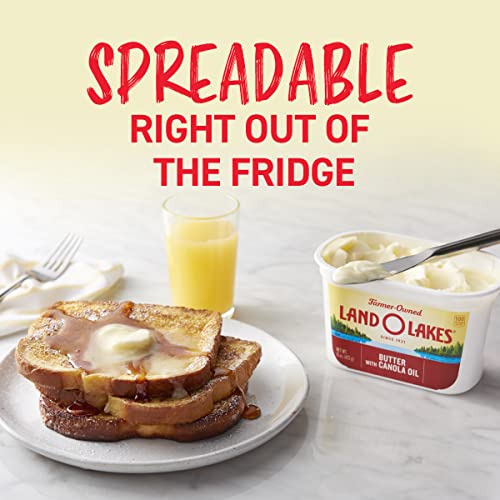 Land O Lakes® Butter With Canola Oil, Spreadable Butter, 15 Oz Tub #TOP2