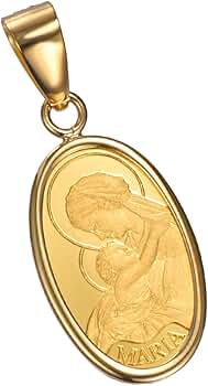 マリアトップ ペンダントトップ ネックレストップ コイン マリア モチーフ