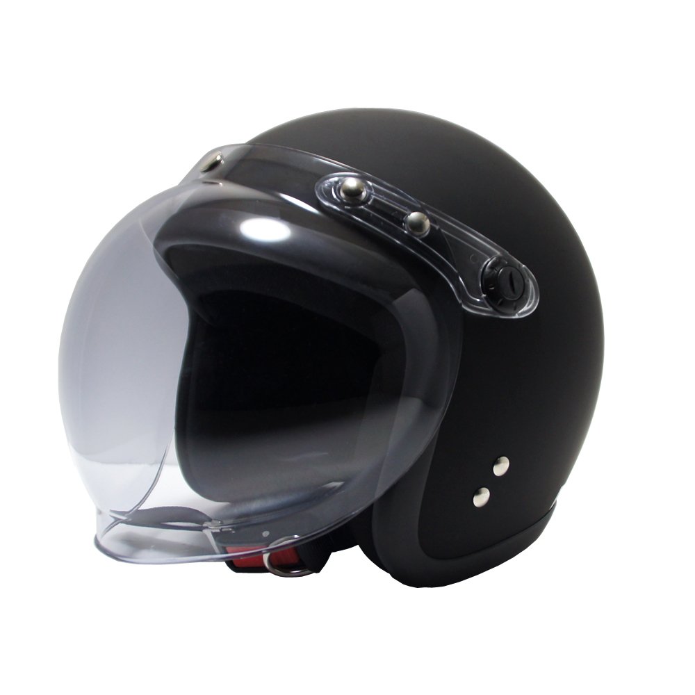 Amazon | [ビーアンドビー] バイク用 ジェットヘルメット バブル 