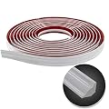 Flexible Trim Caulk Strip, Peel and Stick Trim for Molding, Tile Edge, Ceiling, Wall Corner, Baseboard, Floor(White)