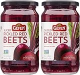 Gefen Sliced Pickled Beets, 16oz (2 Pack) | Sweet & Tangy, Great Salad Topper, Non GMO, Certified Kosher (Including Passover)