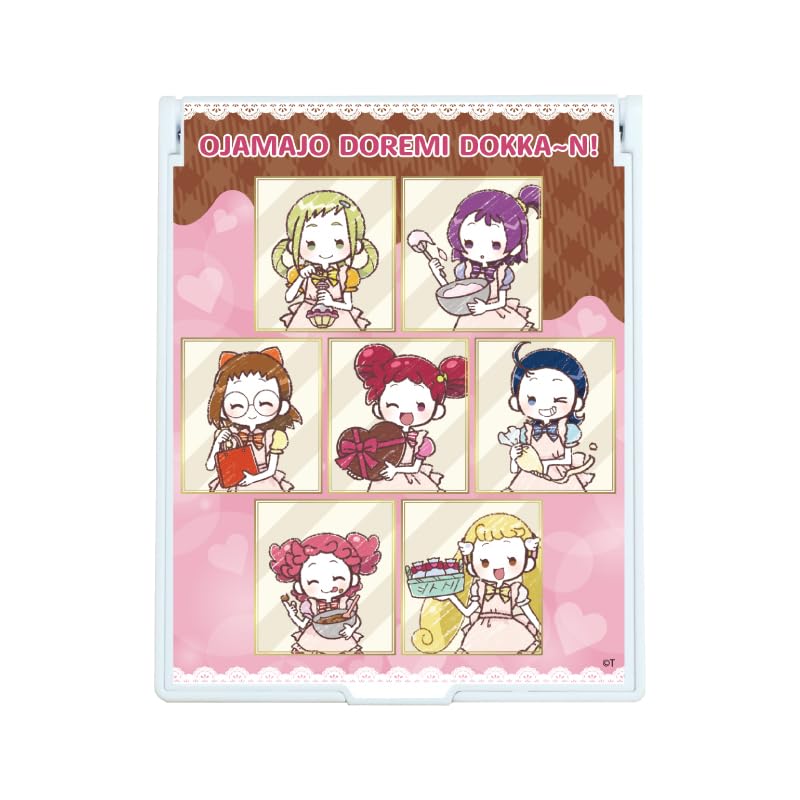 おジャ魔女どれみドッカ～ン! 06 コマ割りデザイン バレンタインver.[グラフアートイラスト] デカキャラミラー