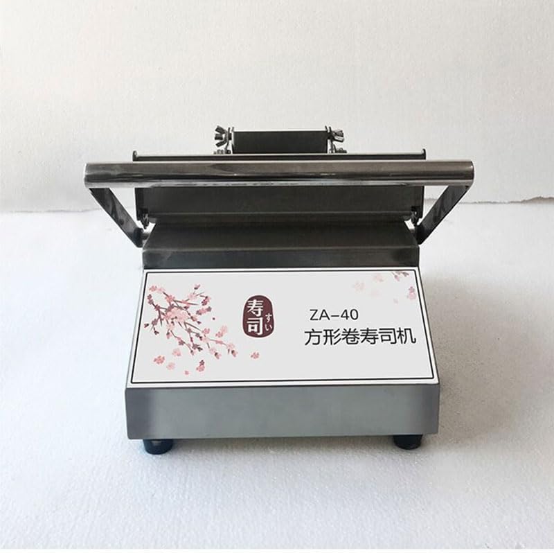 Rice Roll Maker - Stainless Steel Automatic Sushi Machine for Perfect Sushi Rolls & Rice Balls - Easy to Use Desktop Nigiri Maker