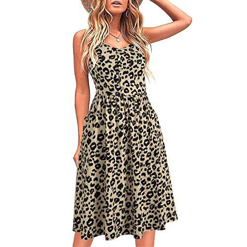 Robe maxi d'été sans manches col en V robe longue ample et unie