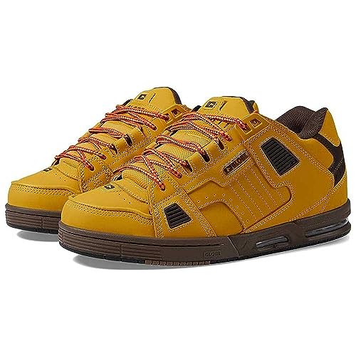 Image of Globe Sabre Skateboard Shoes, Wheat Dark Oak, 5.5 US