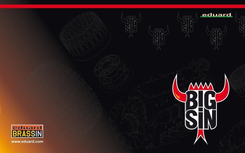 Eduard EDSIN64809 BIGSIN 1:48-Spitfire Mk.IX Advanced (Edu) Model Kit Brassin, Various