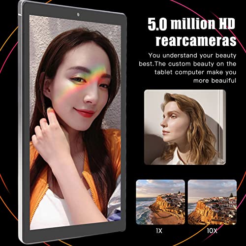 10,1-calowy srebrny tablet, ośmiordzeniowy procesor 1,5 GHz, 6 GB RAM 128 GB ROM Ekran dotykowy IPS 1960 X 1200, podwójny aparat 5M 13M, bateria 5800 mAh, obsługa wielu języków(EU)