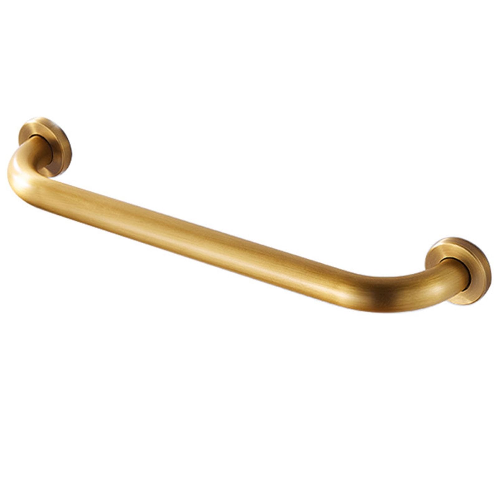 FKXSXAZ Wall Mounted Brass Grab Bar, Toilet 11.81in 15.74in 19.68in Safety Anti-Slip Hand Rail for Seniors Handicap, Bathroom Bathtub Kitchen Rust-Resistant Handle(1.3ft/40cm)