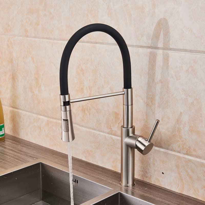 Mitigeur de cuisine avec support à levier unique eau chaude et froide - 2