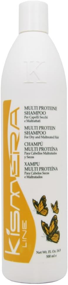 KismeraMulti Protein Shampoo for Dry and Maltreated Hair 16.9oz / 500ml