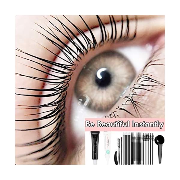 Libeauty-Black-Lash-Tint-Kit-Keratin-Black-Eyelash-Dye-and-Eyebrow-Tint-6-Week-Lash-Tinting-Look-For-Lash-PermLiftLamination-TreatmentBlack-Tint-Kit-Only Black Lash Tint Kit, Keratin Black Eyelash Dye and Eyebrow Tint, 6 Week Voluminous Brow Tint, Tinting Look For Lash Perm/Lift/Lamination Treatment (Black Eyelash Tint Kit Only)