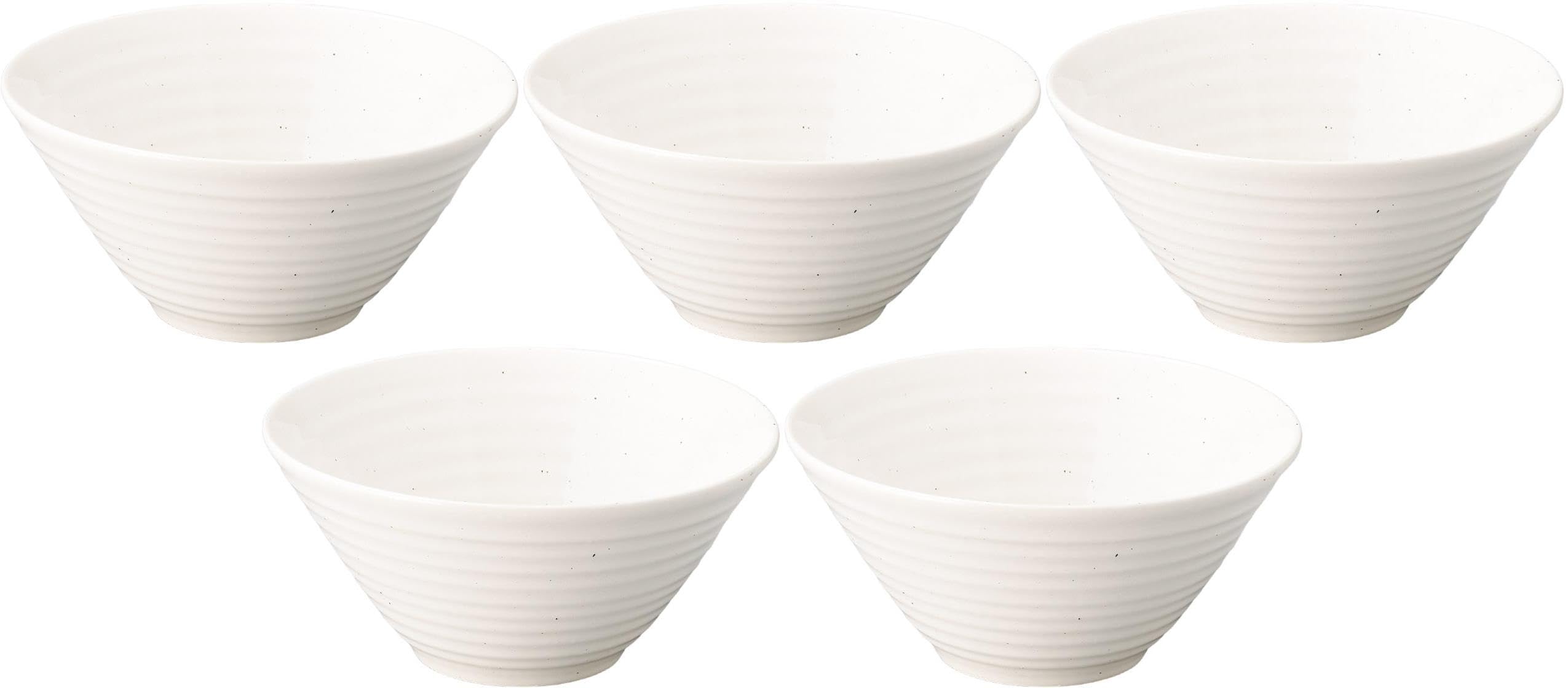 小雪どん Amazon｜5個セット 白雪喜窯小丼 [ 13.5×6.2cm・375cc ] | 丼｜丼