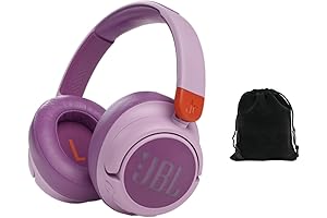 JBL JR 460NC Wireless Kids Headphones: Protect Young Ears with Safe Volume and Endless Fun