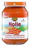 Holle Karotten mit Kartoffeln, 6er Pack (6 x 190 g) - Bio