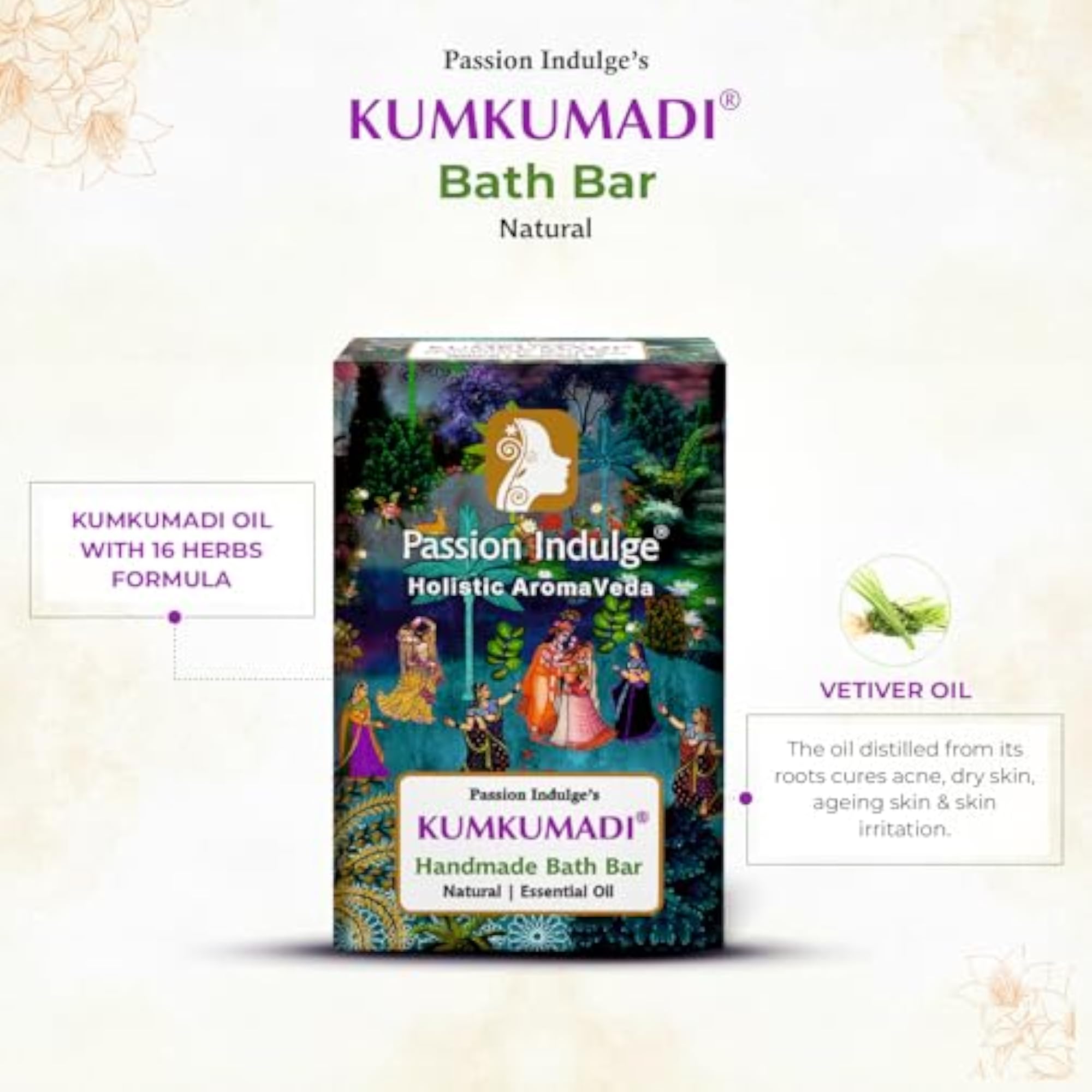 Kumkumadi Kit - Natural Handmade Bath Bar and Facial Care Set
