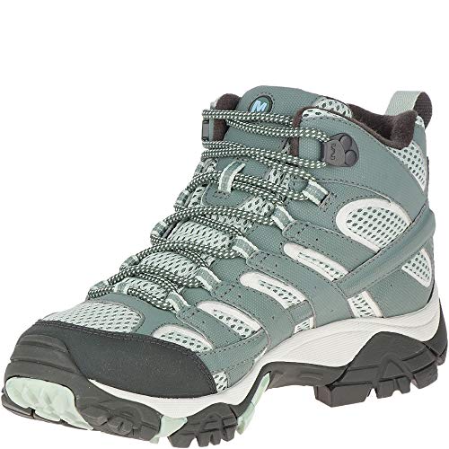 Image of Merrell Women's Moab 2 Mid GTX High Rise Hiking Boots Green (Sedona Sage) 5 UK
