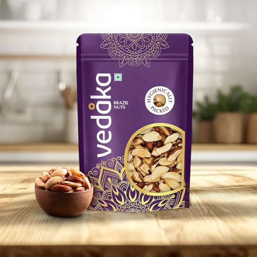 Image of Amazon Brand - Vedaka Brazil Nuts | 250 g | Rich Flavour | No Artificial Colours & Preservatives
