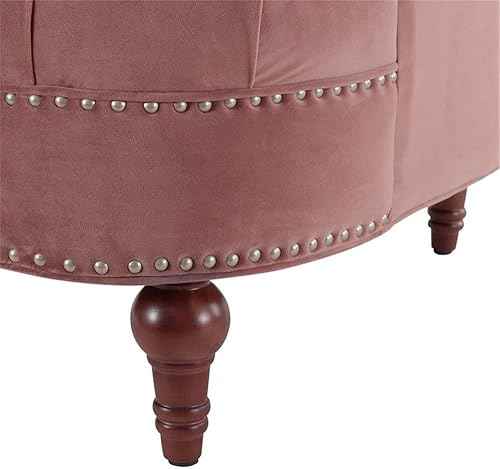 Miniatura 21 de MAKLAINE Silla de acento de madera dura Mid-Century en Borgoña Burgundy,Ash Rose,https://www.amazon.com/dp/undefined
