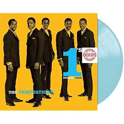 Temptations Number 1's - Exclusive Limited Edition Translucent Blue Colored Vinyl LP