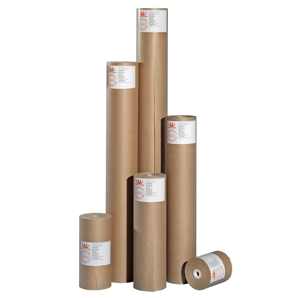 AllorA Abdeckpapier für Lackierer/Maler | Abdeckkraftpapier | Lackschutzpapier | ergibig, superdicht & reißfest | 40gr./m² | 450m Rolle in verschiedenen Breiten (60cm Breite)
