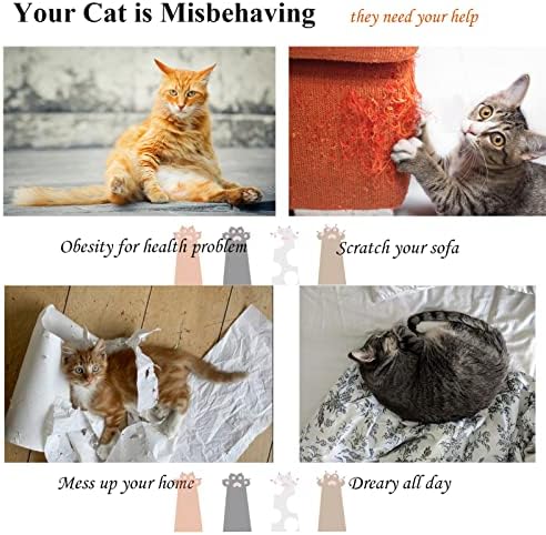 miaolemi Cat Toys for Indoor Cats,4 Pack of Catnip Treats with Strong Catnip to Clean Teeth and Increase Appetite
