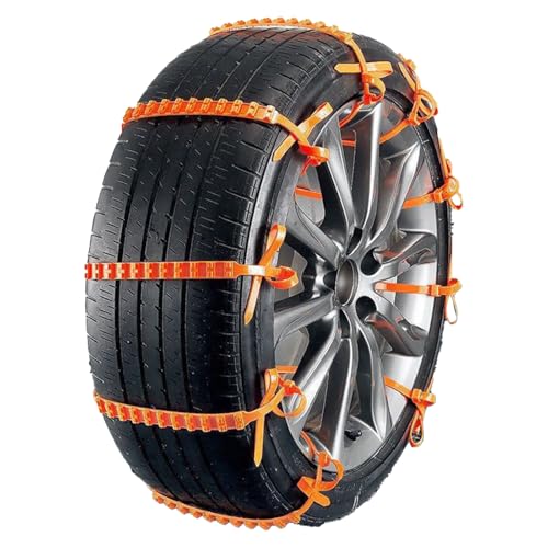 Protoence Cadenas Para Nieve,10 Piezas De Bridas De Neumáticos En La Nieve,Cadena Para Ruedas Antideslizante | Para Vehículos Coche SUV Sedán Camión Conducción En Exteriores