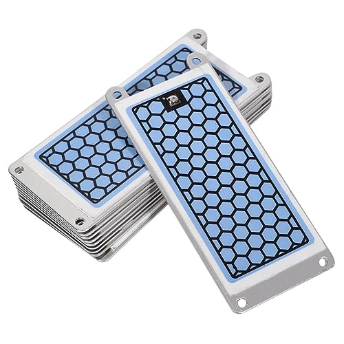 Eighosee 10 Piezas Generador de de CeráMica PortáTil Doble Integrado Placa de CeráMica Ozonizador Aire Agua Purificador de Aire Partes 5G