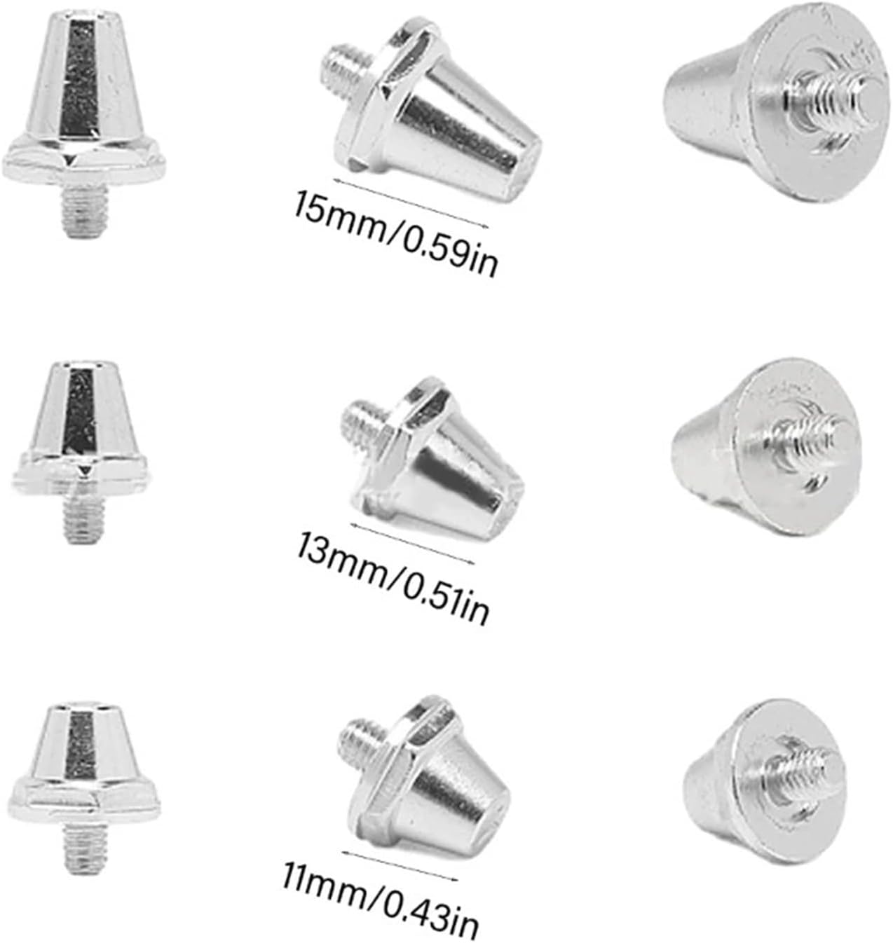 Plastic Studs for Soccer Cleats 40 PCS Aluminum Football Boot Spikes Soccer Replacement Cleats Track Shoes Accessor