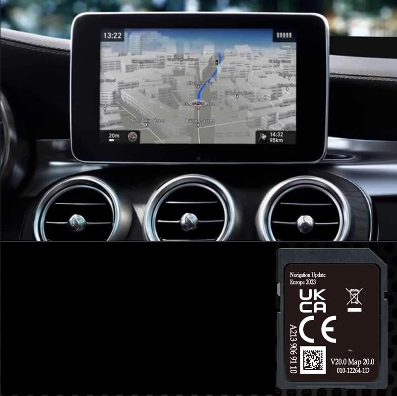 Carte SD Navigation GPS Europe 2023 v20 - A2139069110 Compatible avec Mercedes Garmin Map Pilot - STAR2