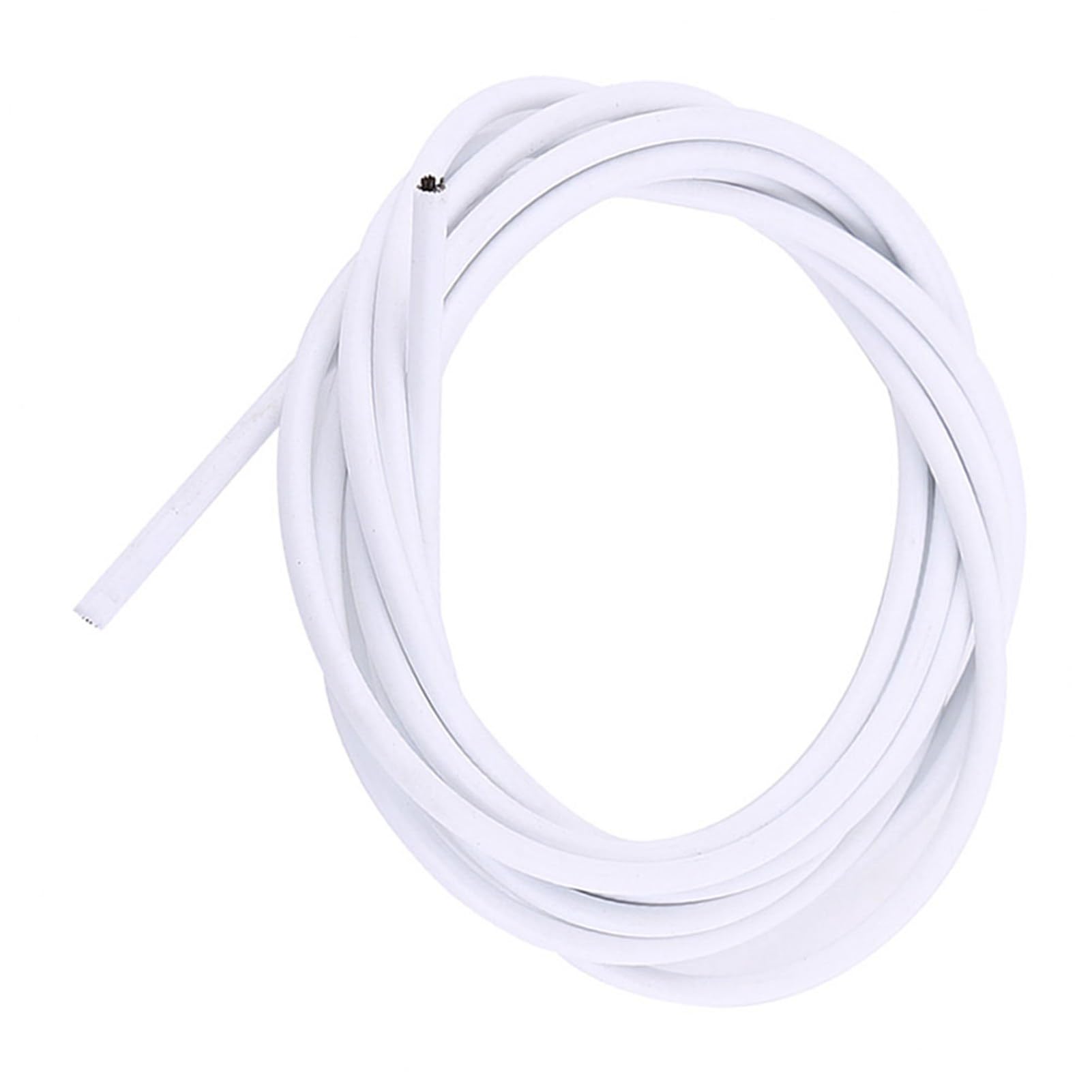 Ejoyous Kit Cavo per Bicicletta Guaina per Cavo in Acciaio, Gomma PVC, 4 Mm X, Sostituzione Deragliatore per Pendolari di Mountain Bike e Riparazione Ciclismo (White)