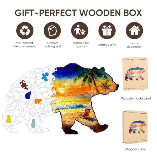Rompecabezas Madera Animales 3+ Anos miniatura 4