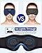 LC-dolida Schlafmaske mit Kopfhörer Bluetooth Schlafkopfhörer, Null Augendruck 3D Augenmaske,Augenabdeckung zum Schlafen Schlafbrille Seitenschläfer mit Mikrofon für Reisen/Meditation