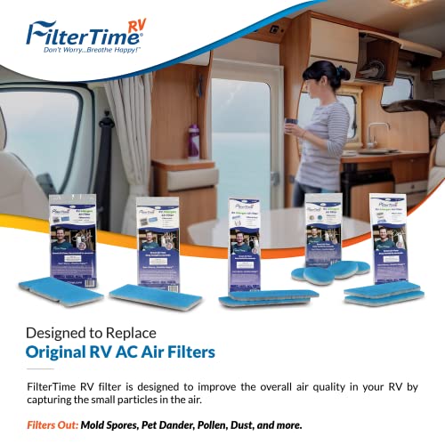 Filtertime Rv Ft-714 Allergen Rv Air Filter 7.5”X14” Ac Filter Replacement For Dometic Air Grille (1 Filter Per Pack) Merv 6 Replaces Original Standard Air Filter | Made In Usa… #TOP4