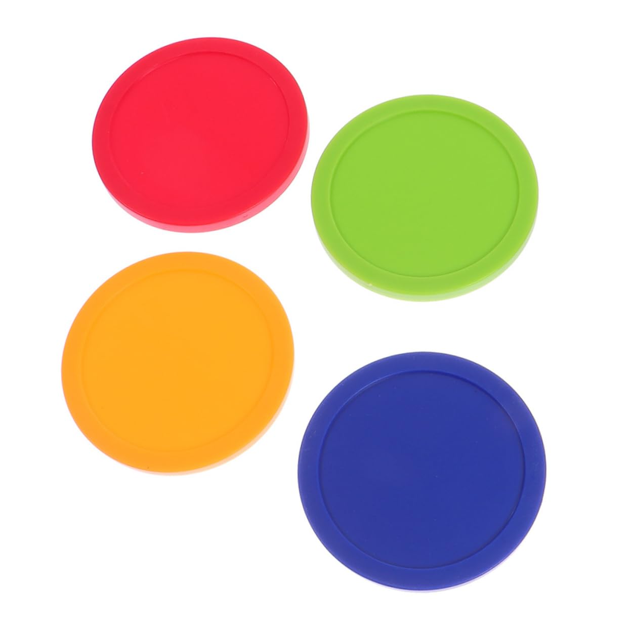 VICASKY 4Pcs Hockey for Air Hockey Tables Durable Replacement for Arcade Rooms Game Nights and Sports Enthusiasts