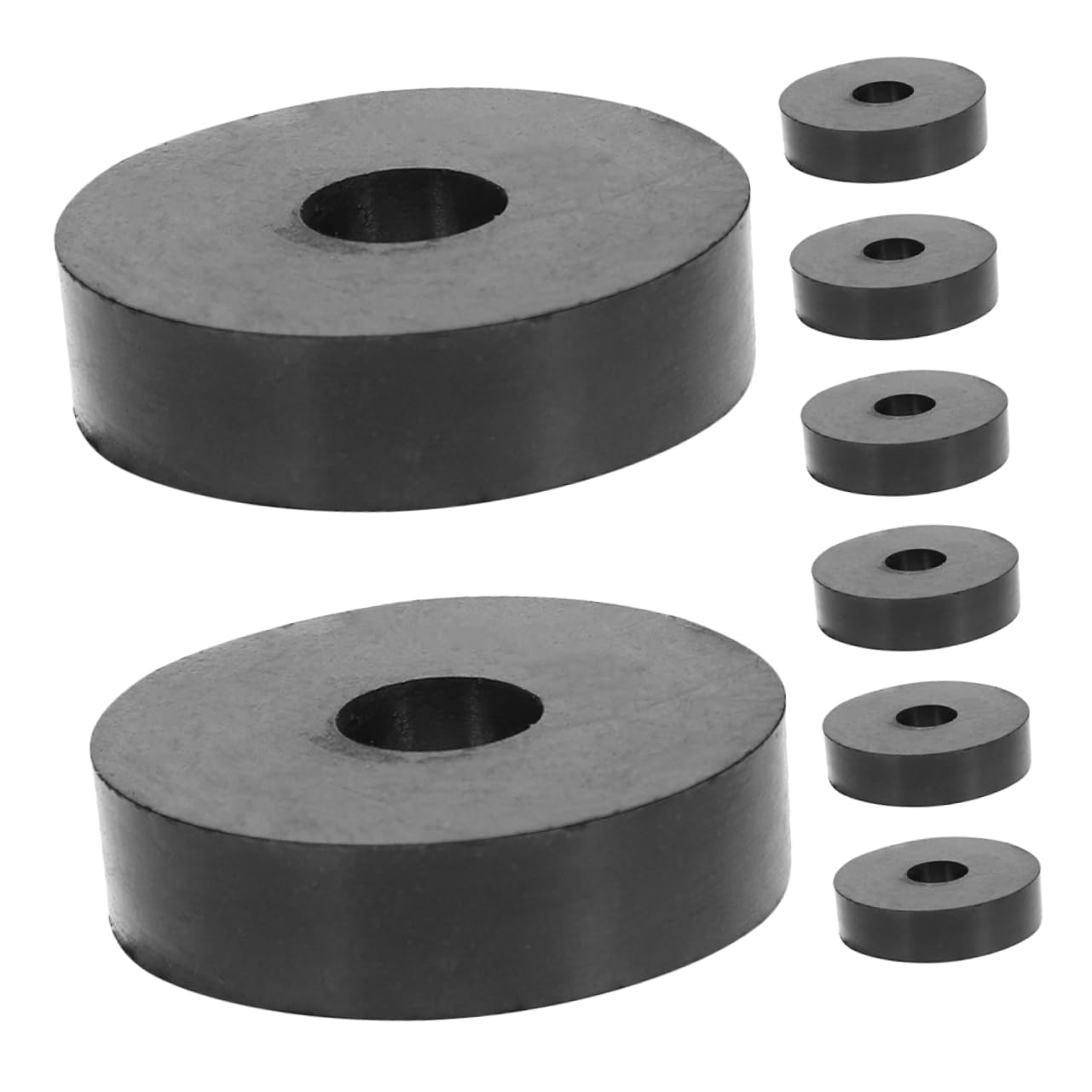 Cabilock 8pcs Heavy Duty Rubber Washers for Bolts Screws Universal Vibration Absorbing Isolation Pads