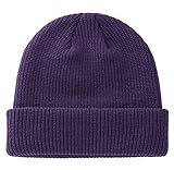 bonnet violet cheval Bonnet d'hiver chaud classique incontournable, parfait pour un usage quotidien décontracté ou pour diverses activités de plein air.
