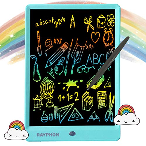 RAYPHON Writing Tablet 10 Inches LCD Writing Board Colorful Screen, Doodle Board Electronic