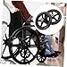 Beaupretty 2Pcs Wheelchair Replacement Front Wheels with Bearings Durable and Silent Wheel Parts for Wheelchair Supplies Easy to Install and Reliable Performance