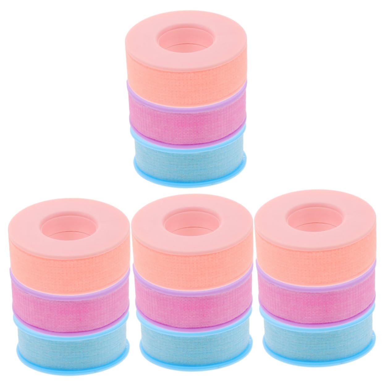 12rollos Tiras De Cinta Para Extensiones De Pestañas De Cinta Aislante Para Pestañas Transpirables Para Profesional y Personal