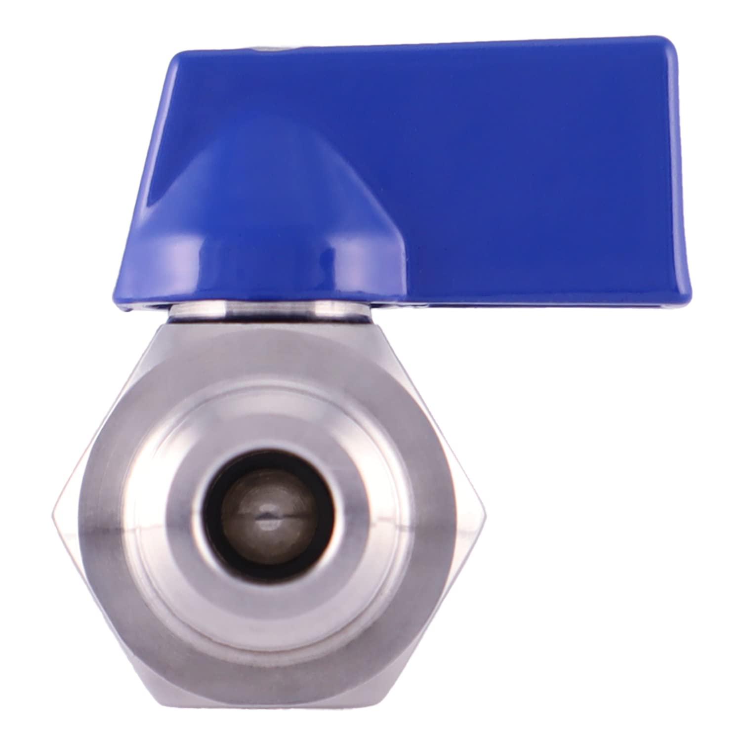 ARITA 3/8" Stainless Steel 304 Mini Ball Valve - Reduced Port, 1000 PSI, Male/Female NPT - View #9