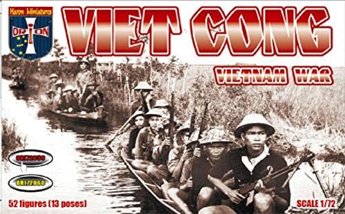 Orion 72059-1/72 - Viet Cong (Vietnam War) Figures, Scale Plastic Model kit