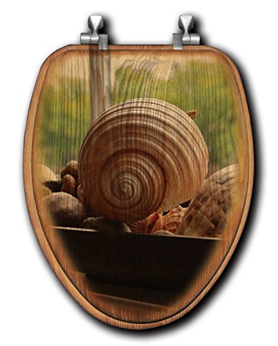 WGI Gallery TS-E-SOS Toilet Seat, Brown