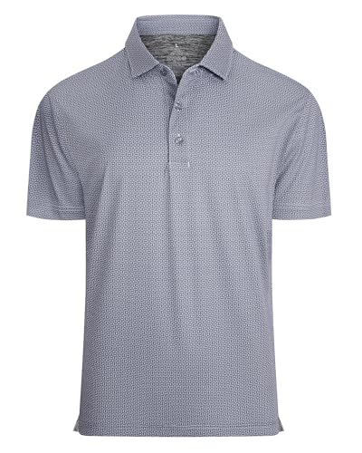 Image of Damipow Premium Golf Shirts for Men Dry Fit Performance Polo Short Sleeve Collared Shirt