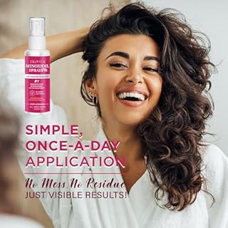 5% Minoxidil Spray for Women Hair Growth: Extra Strength Hair Regrowth Treatment – Revitalize Hair Follicles & Regrow Thicker, Fuller Hair – Hair Loss Solution - 2 Packs