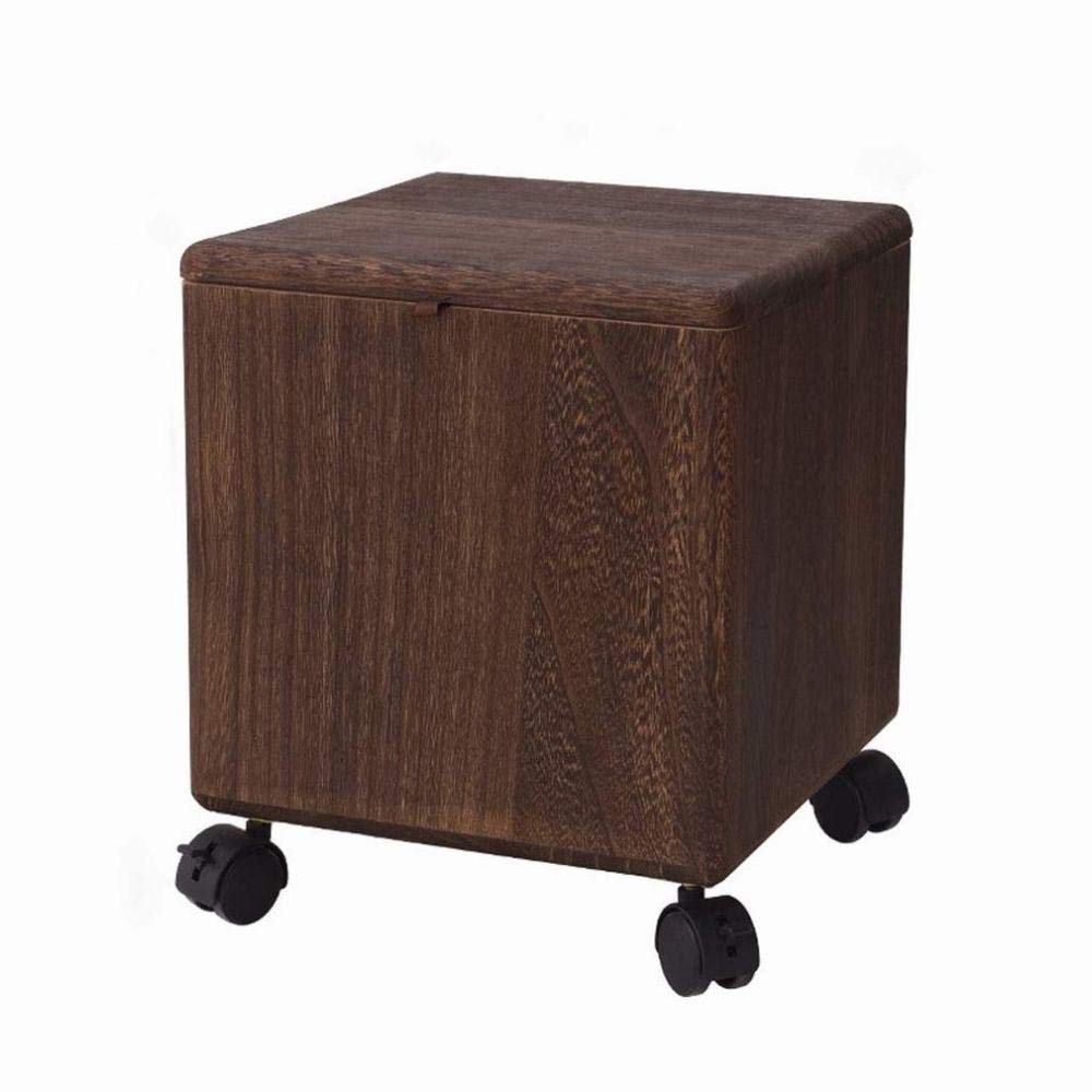 Banc de chaussure en bois solide compact 28.5x33cm contre l'encombrement de l'entrée
