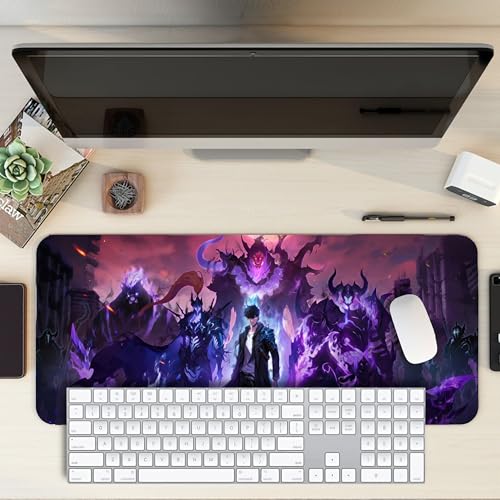 Image of XL Extended Gaming Mouse Pad | XXL Large Desk Mat 60x30cm for Laptop & PC | Non-Slip Rubber Base, Waterproof, Durable & Smooth Surface | Office, Gaming & Study, asthetic