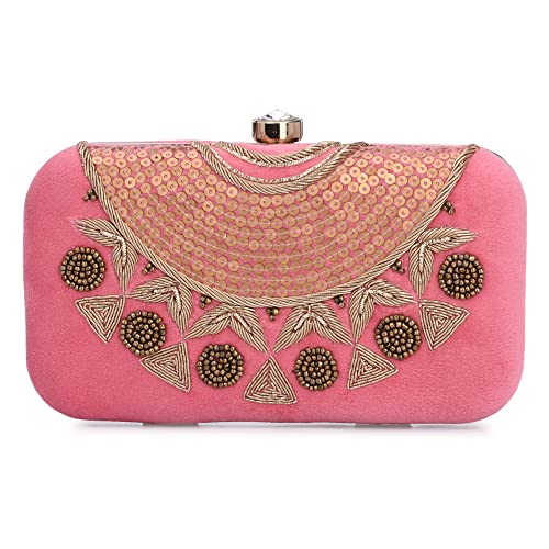 Image of For The Beautiful You Neck Embroidered Women's Clutch