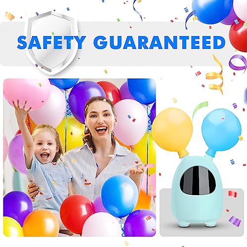 Balloon Pump Electric, Splaks Balloons Inflator Air Pump Portable Balloon Blower For Garland Arch, Party Decoration, Birthday, Gender Reveal, Graduation (Blue) #TOP6